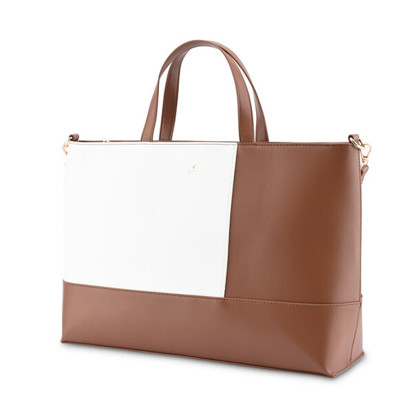 Fastrack ColourPop Laptop Tote in Tan - image number 3