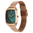Fastrack Wild Quartz Analog Green Dial Rose Gold Stainless Steel Strap Watch For Girls - image number 5