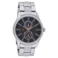 Fastrack Quartz Multifunction Black Dial Stainless Steel Strap Watch for Guys - image number 0