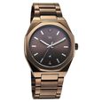 Vyb Nimbus By Fastrack Quartz Analog Brown Dial Brown Stainless Steel Strap Watch For Guys - image number 1