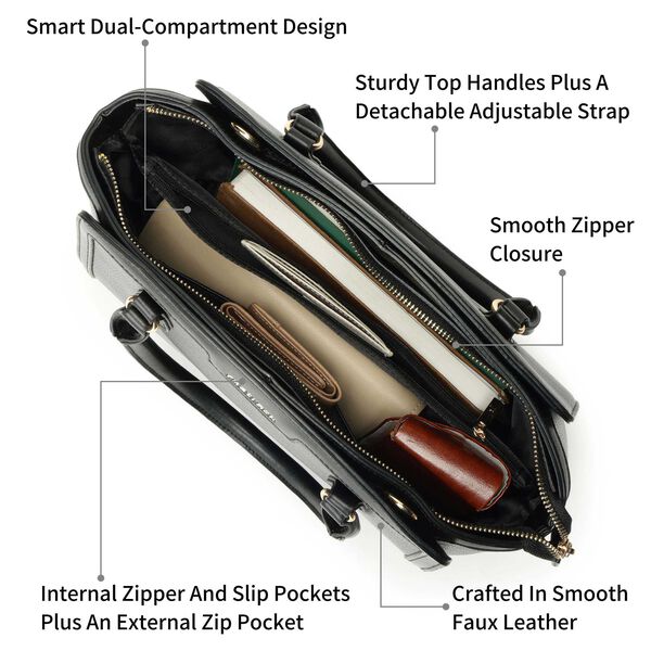 Fastrack black core satchel - image number 3