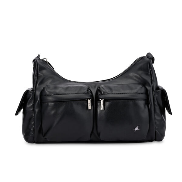 Fastrack Messenger Shoulder Bag in Black - image number 2