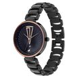Fastrack Ruffles Quartz Analog with Date Black Dial Stainless Steel Strap Watch for Girls - image number 3
