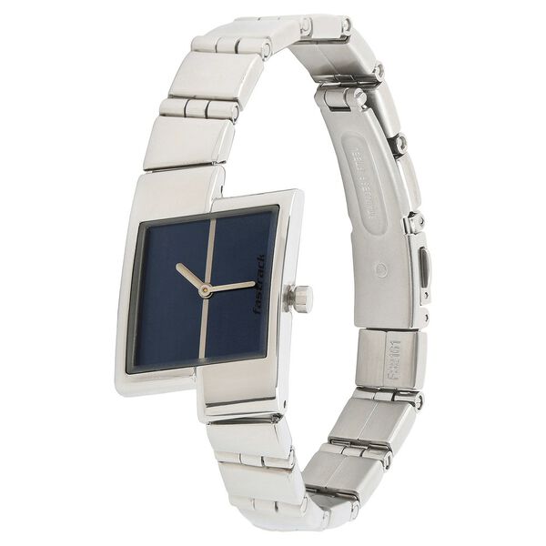 Fastrack Quartz Analog Blue Dial Stainless Steel Strap Watch for Girls - image number 1