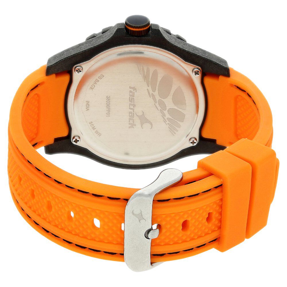 Fastrack orange colour top watch