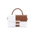Fastrack Snap and Style Satchel in White and  Tan - image number 2