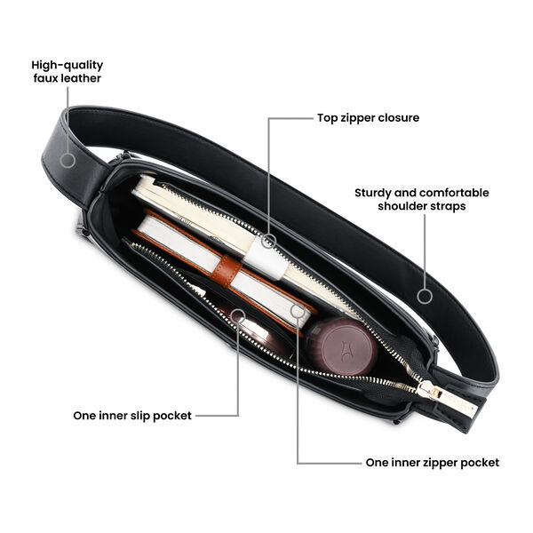 Structured Chic Shoulder Bag - image number 8