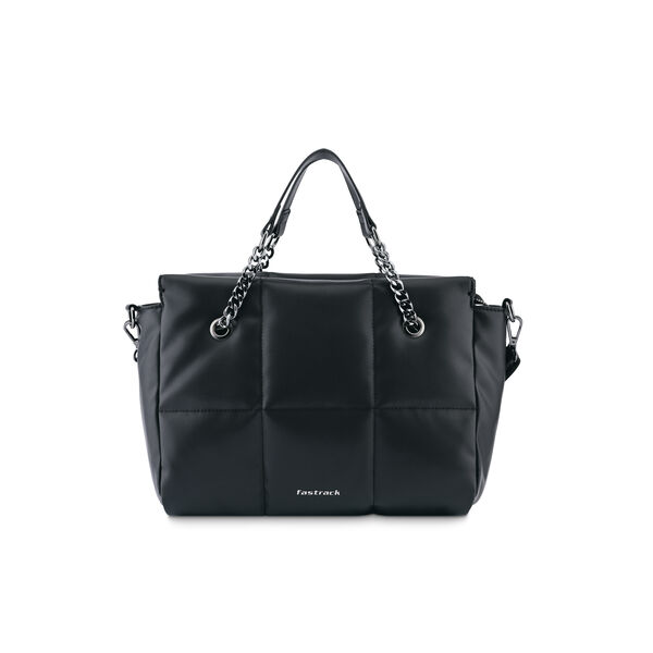 Fastrack Puff It Up Satchel in Black - image number 2