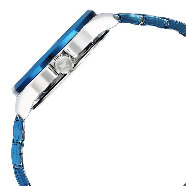 Fastrack Exuberant Quartz Analog Blue Dial Metal Strap Watch for Guys - image number 4