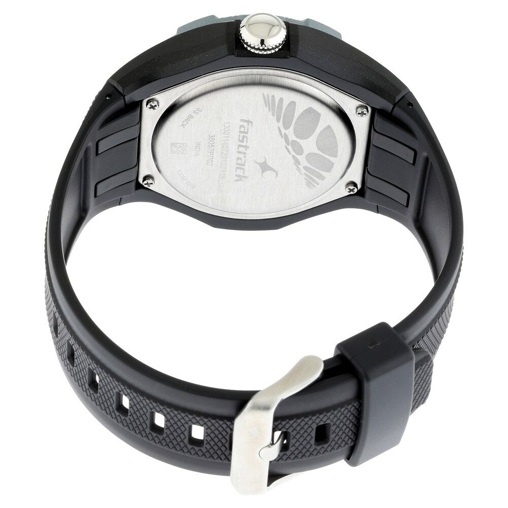 Trendies black dial silicone strap watch hotsell