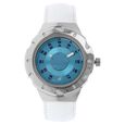 Fastrack Quartz Analog Orange Dial Stainless Steel Strap Watch for Girls