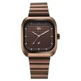 Fastrack Vyb Maverick Quartz Analog Brown Dial Metal Strap Watch For Guys - image number 1