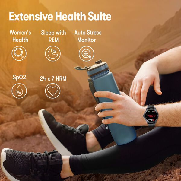 Fastrack Rogue with 3.5 CM UltraVU HD Display Sporty Smartwatch Functional Crown with AI Coach and Auto Multisport Recognition - image number 4