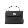 Fastrack Black Satchel with Gold Accents - image number 2