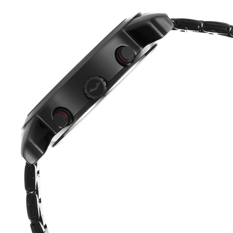Fastrack Batman Quartz Analog with Day and Date Black Dial Stainless ...