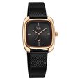 Vyb Minimalist By Fastrack Quartz Analog Black Dial Metal Strap Watch For Girls - image number 1