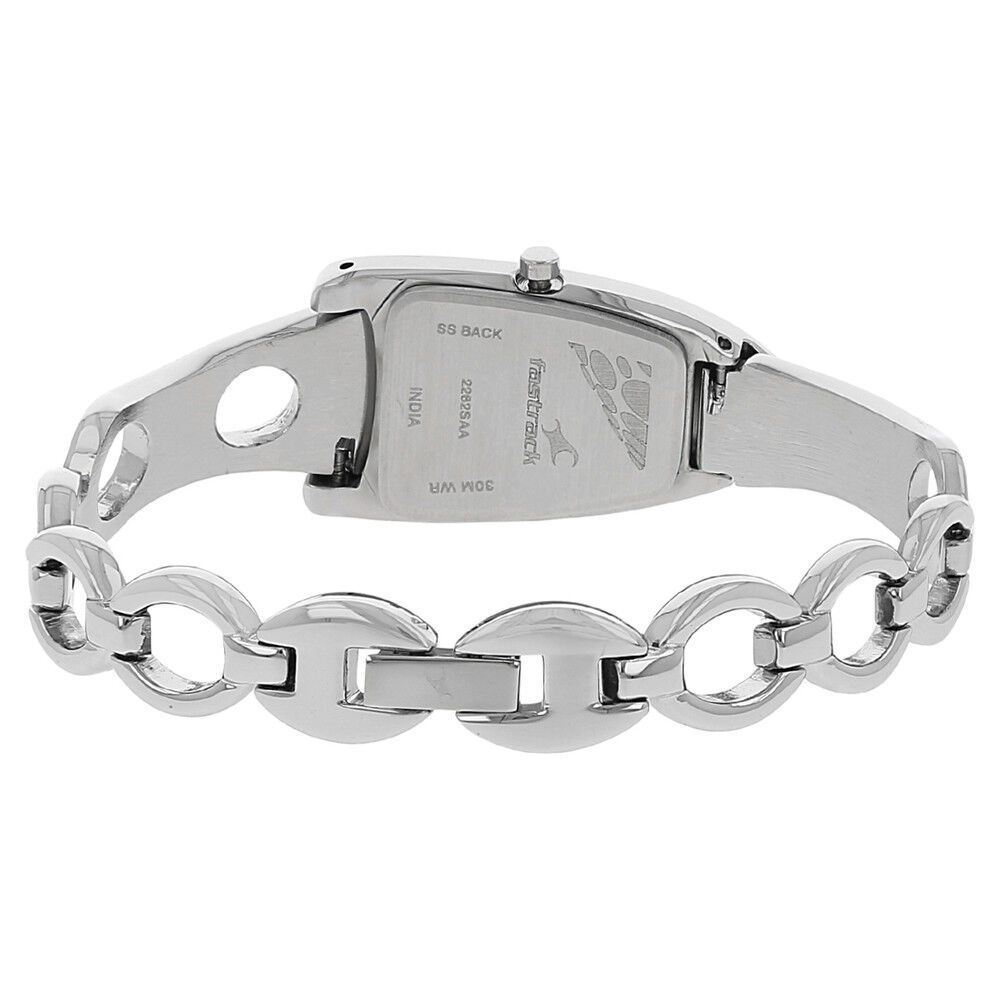 Fastrack metal asymmetrical outlet women's watch