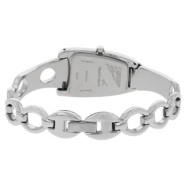 Fastrack Quartz Analog Purple Dial Metal Strap Watch for Girls - image number 3