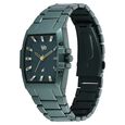 Vyb Pioneer By Fastrack Quartz Analog Green Dial Metal Strap Watch For Guys - image number 3