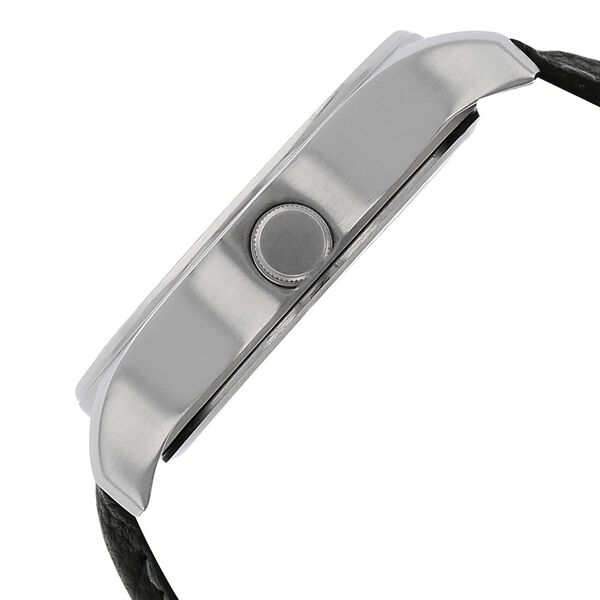 Fastrack Quartz Analog Silver Dial Leather Strap Watch for Guys - image number 2