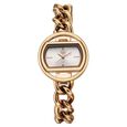 Vyb Spotlight By Fastrack Quartz Analog Silver Dial Rose Gold Metal Strap Watch For Girls - image number 0