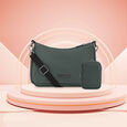 Fastrack Teal Blue Crossbody Sling Bag for Girls