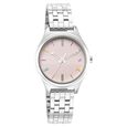Fastrack Stunners Quartz Analog White Dial Leather Strap Watch for Girls