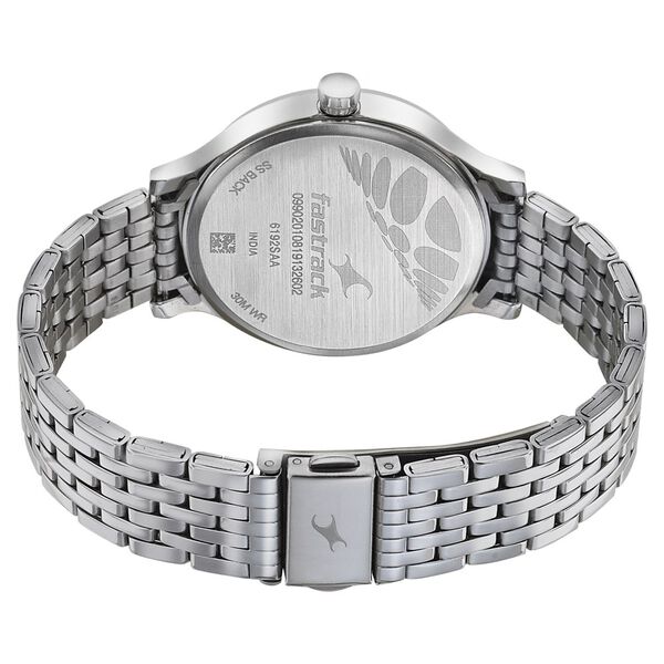 Fastrack Space Rover Quartz Analog Blue Dial Stainless Steel Strap Watch for Girls - image number 4