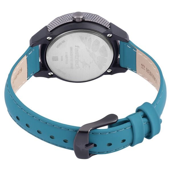 Fastrack Quartz Analog Black Dial Leather Strap Watch for Girls - image number 4
