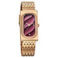 Fastrack Gelato rosegold analog bracelet watch with Plum dial for Girls - image number 1