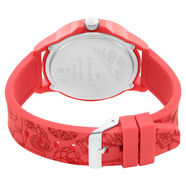Fastrack Quartz Analog Grey Dial Silicone Strap Watch for Unisex - image number 4