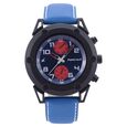 Fastrack Modular Quartz Analog Blue Dial Leather Strap Watch for Guys - image number 1