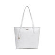 Fastrack Chic Textured Tote Bag for Women | Stylish Bag for Ladies, Women, Girls | Casual Spacious Tote Bag Made of High-Quality Faux Leather (Pumice) - image number 0