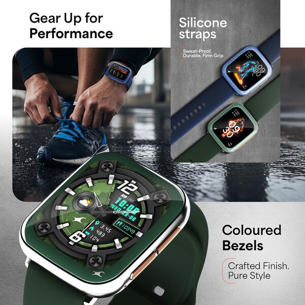 Fastrack Navstar Smartwatch 1.85" inch AMOLED Display, GPS, AI Chat, Offline Voice Commands, Functional Crown - image number 2