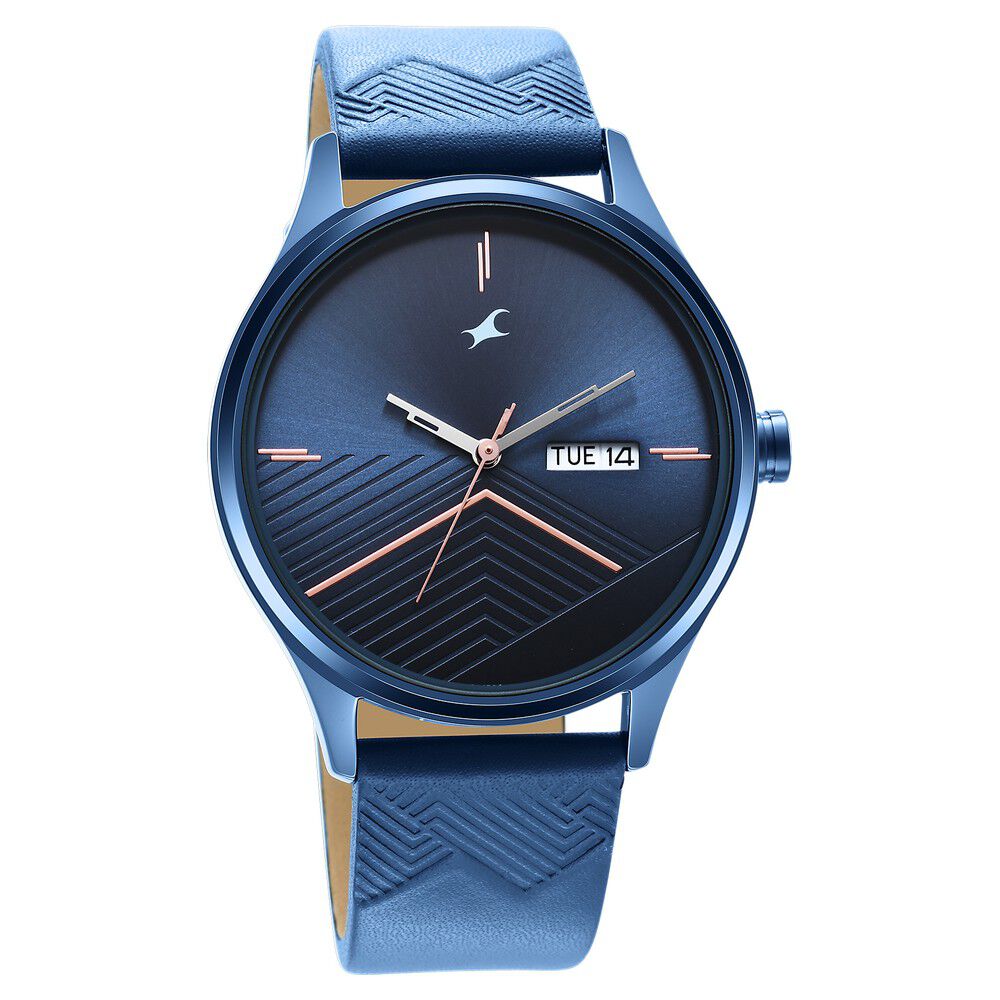 Fastrack watch blue strap best sale