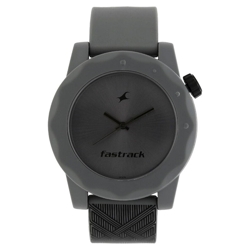 Fastrack Ghadi Buy Online Fastrack Quartz Analog Grey Dial Plastic