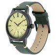 Fastrack Tripster Quartz Analog Green Dial Leather Strap Watch for Guys - image number 2