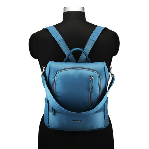 Fastrack Nylon Backpack with Detachable Belt in Blue - image number 4