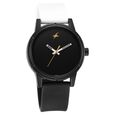 Fastrack Tees Quartz Analog Black Dial Silicone Strap Watch for Guys - image number 1