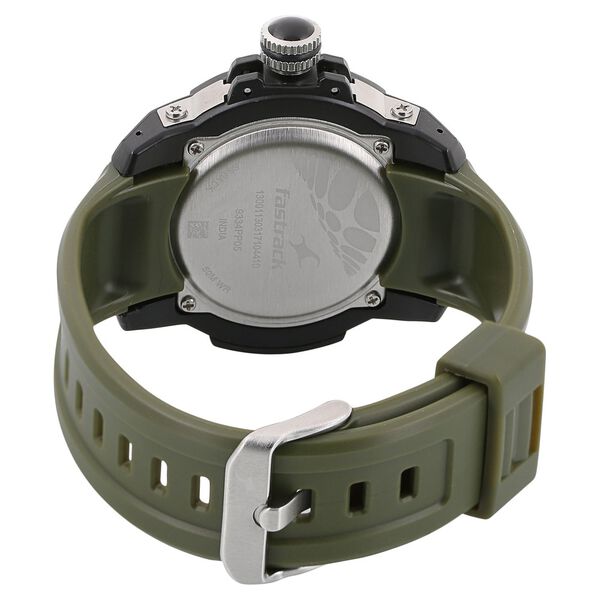 Fastrack Quartz Analog Green Dial Plastic Strap Watch for Guys - image number 3