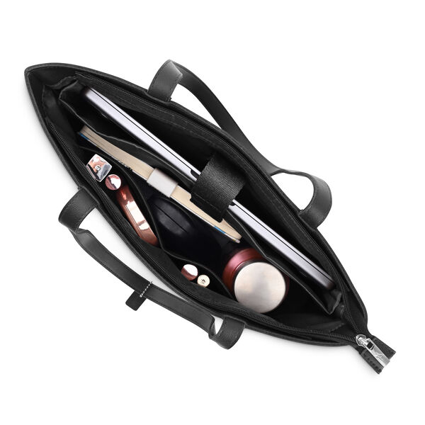 Fastrack Black Laptop Tote Bag for Women - image number 6