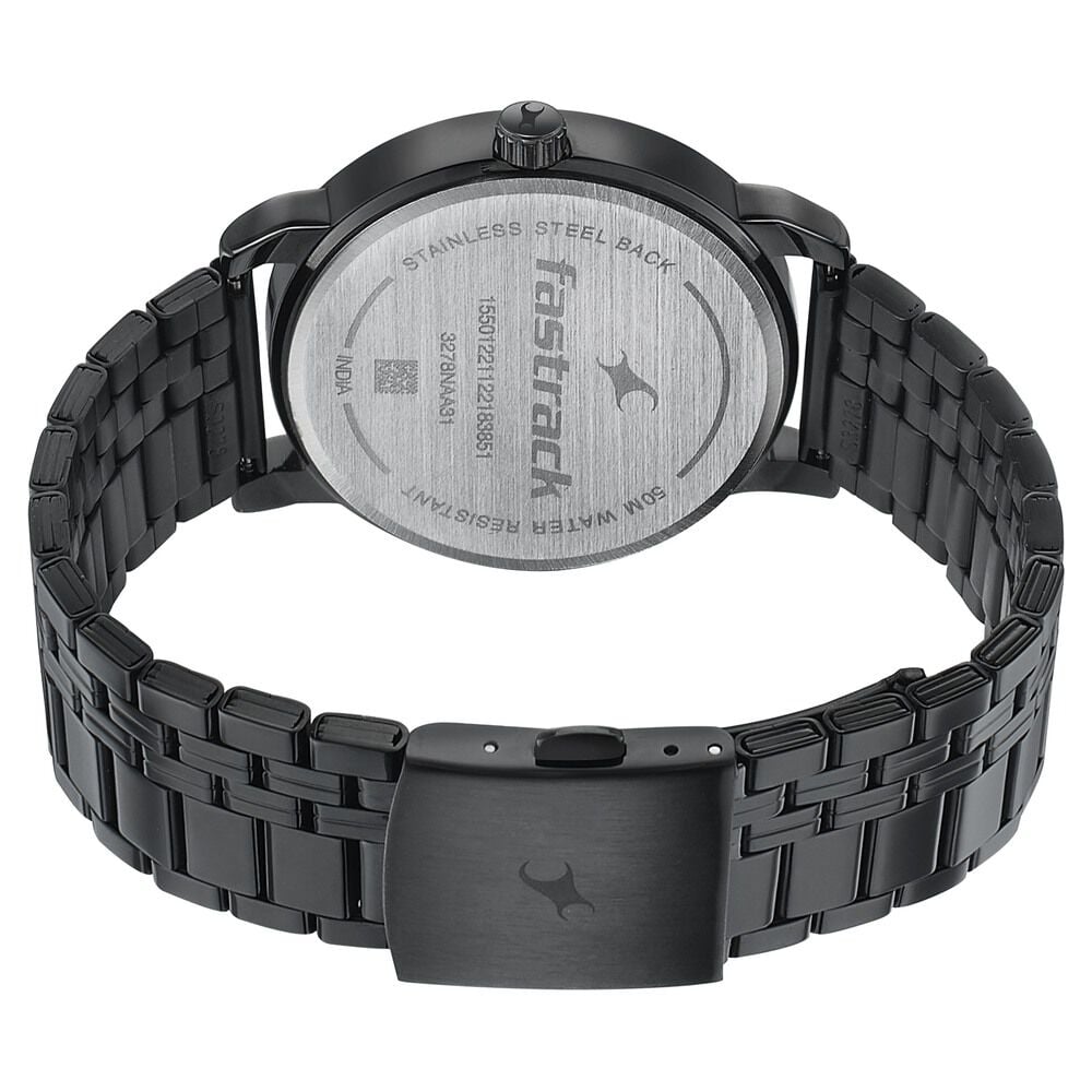 Fastrack stainless steel sales back water resistant price