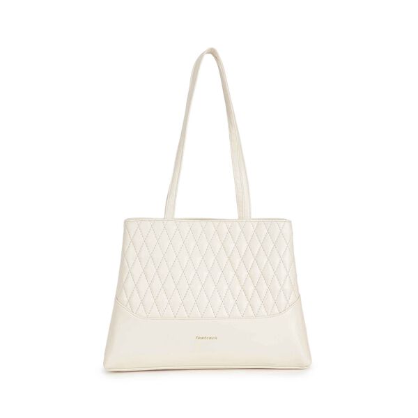 Fastrack GridGlam white shoulder bag - image number 1