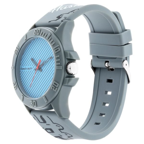 Fastrack Hashtag Quartz Analog Multicoloured Dial Silicone Strap Unisex Watch - image number 2