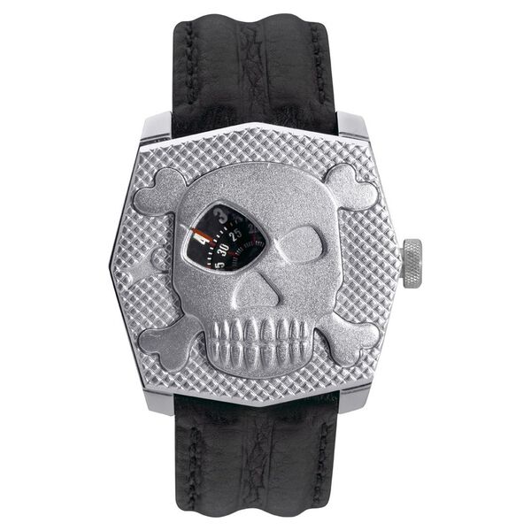 Fastrack Quartz Analog Black Dial Leather Strap Watch for Guys - image number 0
