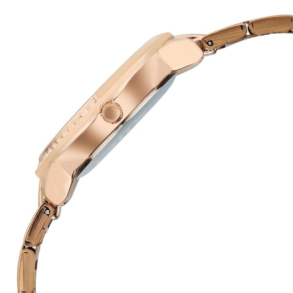 Vyb Eclipse By Fastrack Quartz Analog Rose Gold Dial Rose Gold Stainless Steel Strap Watch For Girls - image number 5
