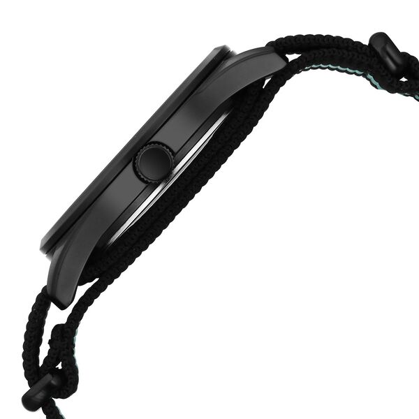 Fastrack Stunners Quartz Analog Black Dial Two Toned Nylon Strap Watch For Guys - image number 4