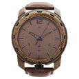 Fastrack Quartz Analog Black Dial Leather Strap Watch for Guys