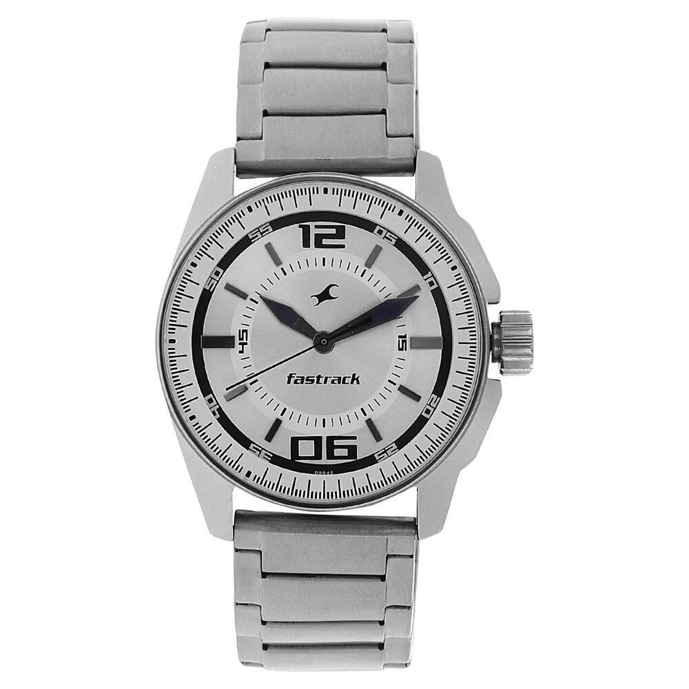 Silver new arrivals fastrack watch
