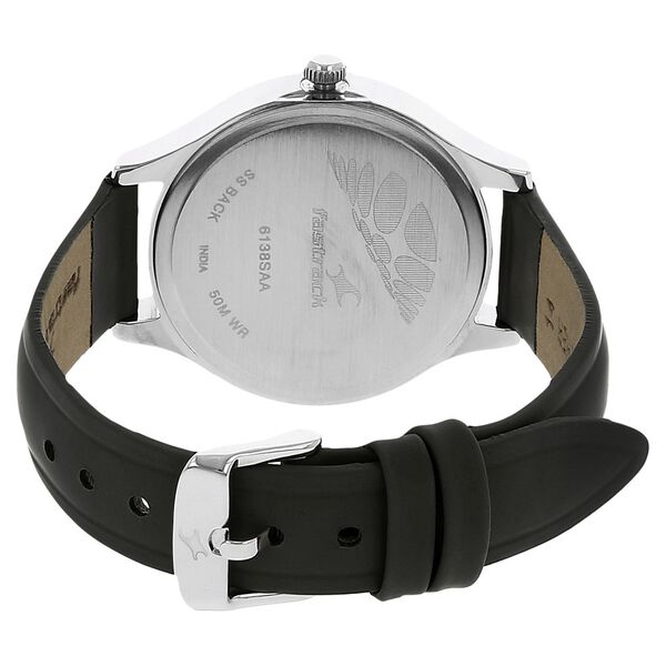 Fastrack Quartz Analog Grey Dial leather Strap Watch for Girls - image number 3